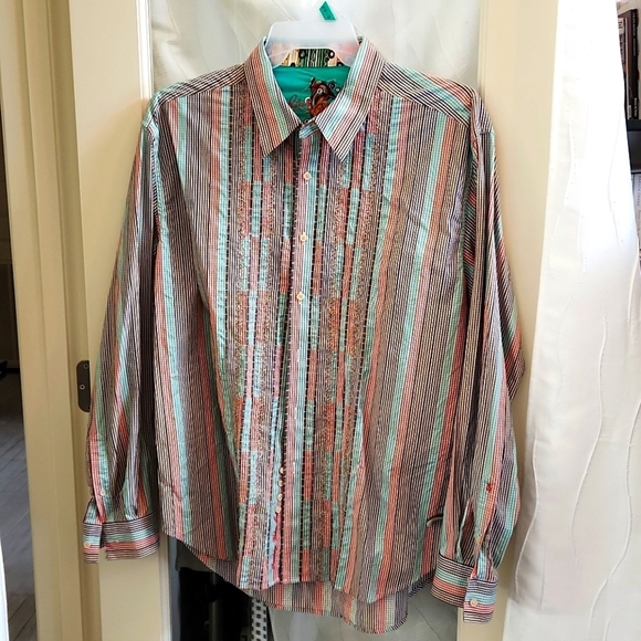 Robert Graham Plaid Embroidered Button Down Shirt - Picture 1 of 7